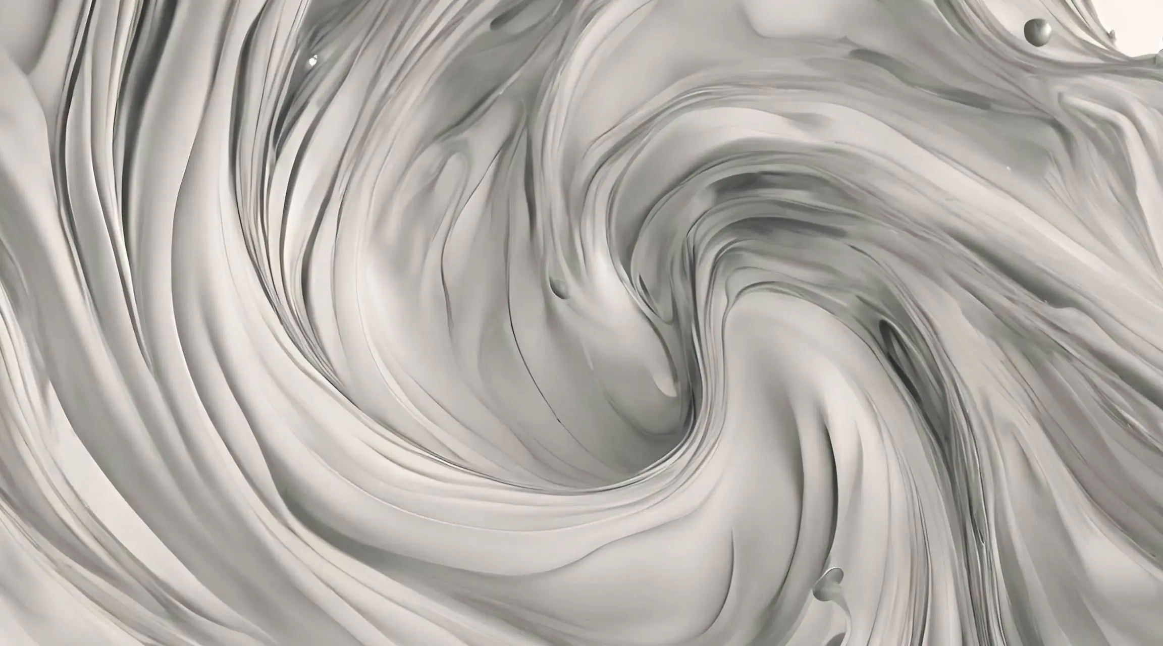Fluid Grayscale Whorls Abstract Motion Art Video